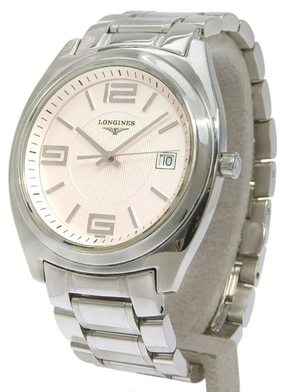 LONGINES Conquest Watches L3.632.4 Silver WhiteDial Stainless Steel Quartz...